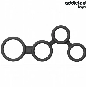 ADDICTED TOYS - PENISRING MIT TEILERN FÃR HODEN